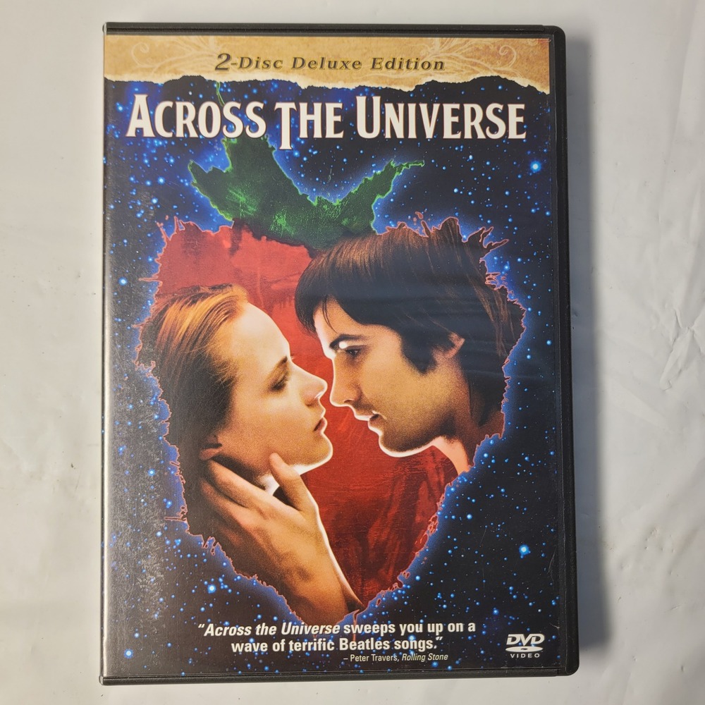 Sony Across The Universe DVD 2-Disc Deluxe Edition Musical Romance Beatles Movie